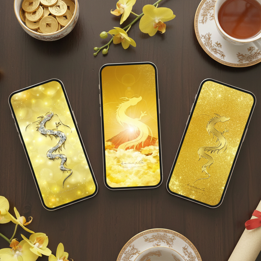 黄金昇り龍の待ち受け画像