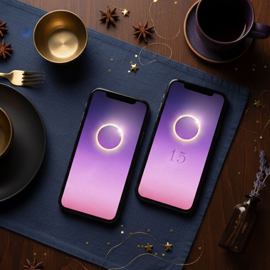 【奇跡の金環日食 ゴールドリング】🌙光と影が重なる節目のときに整える特別な待ち受け