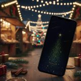 運気アップおしゃれ可愛いクリスマスの待ち受け壁紙