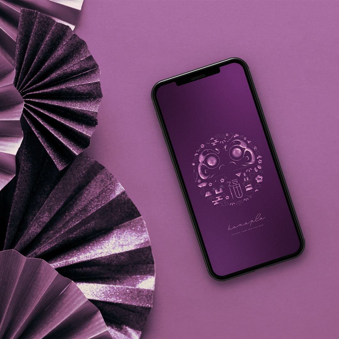 💫【一粒万倍日に嬉しい発売】💜深紫だるま新登場✨人間関係を円満に導く御守り待受🌸
