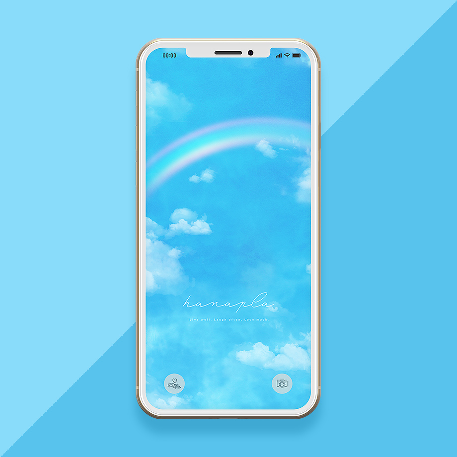 色効果 青の待ち受けで運気アップ 心が落ち着くスマホ壁紙 色から選ぶ 開運効果の待ち受けハナプラ おしゃれ スマホ壁紙 無料 運気 シンプル かわいい Iphone 高画質