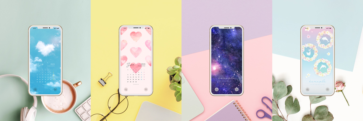 人気スマホの待ち受け画像