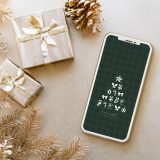 運気アップおしゃれ可愛いクリスマスの待ち受け壁紙