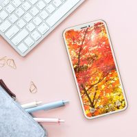 【幸福と秋光に包まれる橙黄金モミジ】🍁✨画面いっぱいに広がる紅葉が厄を祓い運気を高める、秋のパワースポット待ち受け🌞