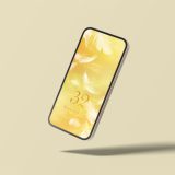 【天使の白い羽根ゴールド＋数字32】金運と幸運を引き寄せる🪽光に包まれる開運スマホ壁紙✨