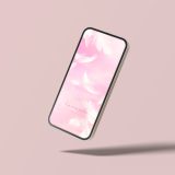 【天使の白い羽根パステルピンク】恋愛運アップのスマホ壁紙🪽愛を引き寄せるキューピットの贈り物✨