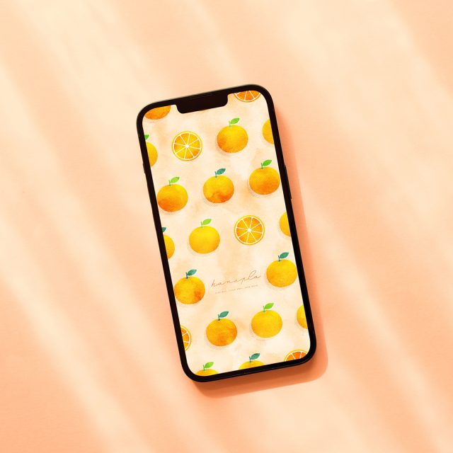 【幸せ実る開運フルーツみかん】🍊運気も笑顔もまるく実る✨心がポカポカする癒しのスマホ壁紙♪