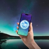 【巨大満月スーパーブルームーン】神秘の夜空に願いを込めて…✨運気アップに導く幻想的スマホ壁紙📱🌌
