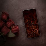 【薔薇の絨毯チョコレートローズ】甘美な癒し！画面いっぱいの茶色い薔薇🌹スイーツのようなスマホ壁紙で幸運引き寄せ✨