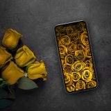 【薔薇の絨毯イエローローズ】幸せを呼ぶ高貴なゴールド💛スマホ壁紙で金運も気分もアップ⤴️✨