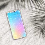 【煌めき浄化レインボーウォーター】七色の輝きが心を癒やす🌈幸運と笑顔を引き寄せる✨浄化と希望のスマホ壁紙💖