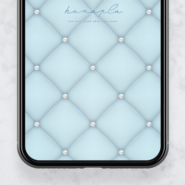 【守護の宝石とくすみブルーキルト】✨心を浄化し愛情運アップ💎上品で幸福を呼ぶスマホ待ち受け壁紙💐