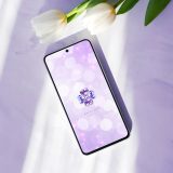 【四つ葉ジュエリーのパープル】💜アメジスト&タンザナイトの輝き💎心を癒し直感を高める✨幸運と再生のスマホ待ち受け壁紙🌙