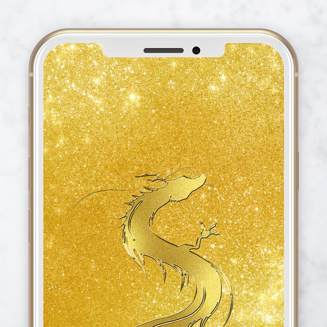 【神光宿る！金運昇る黄金龍神】✨天の光をまとい昇る黄金龍神🐉神聖な輝きが金運・成功・幸福を呼び込む最強の開運待ち受け💎🌕