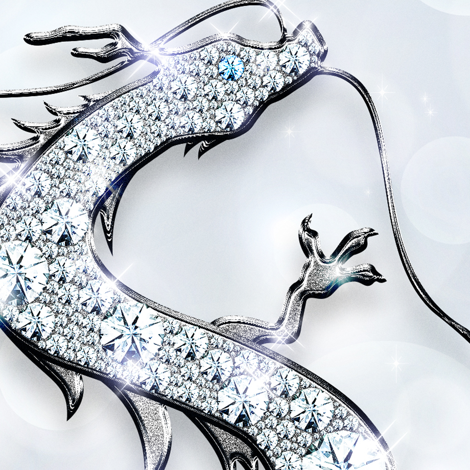 【お正月８８個限定最高位！ダイヤモンドプラチナシルバー昇り龍】🐉✨⚪浄化・守護・再生・直感力を極める｜魂を磨き運命を整える最上級の開運スマホ待ち受け