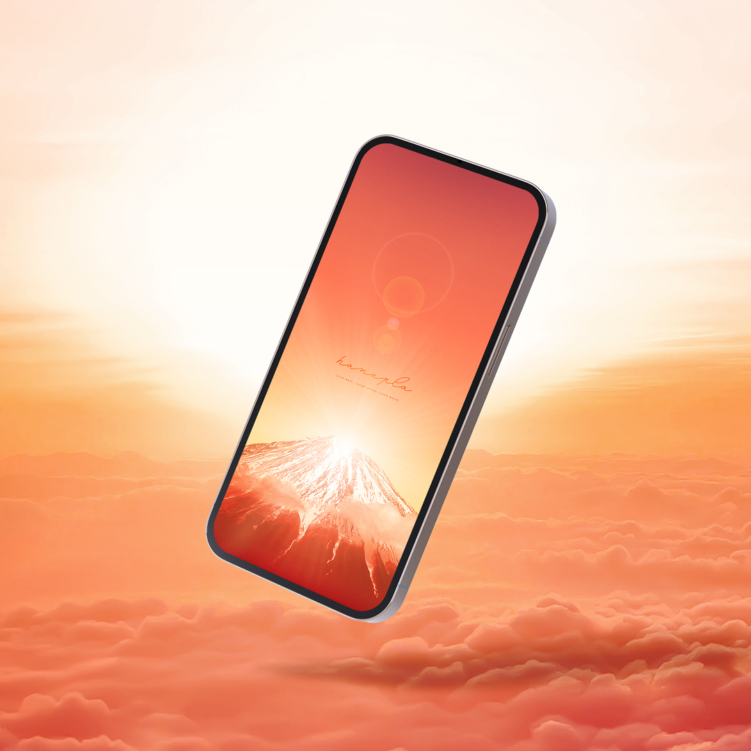 【最強レッドダイヤモンド赤富士】🔥🗻古来より“出世・成功”を招く縁起富士✨情熱と勝負運を呼び込む最強開運スマホ壁紙