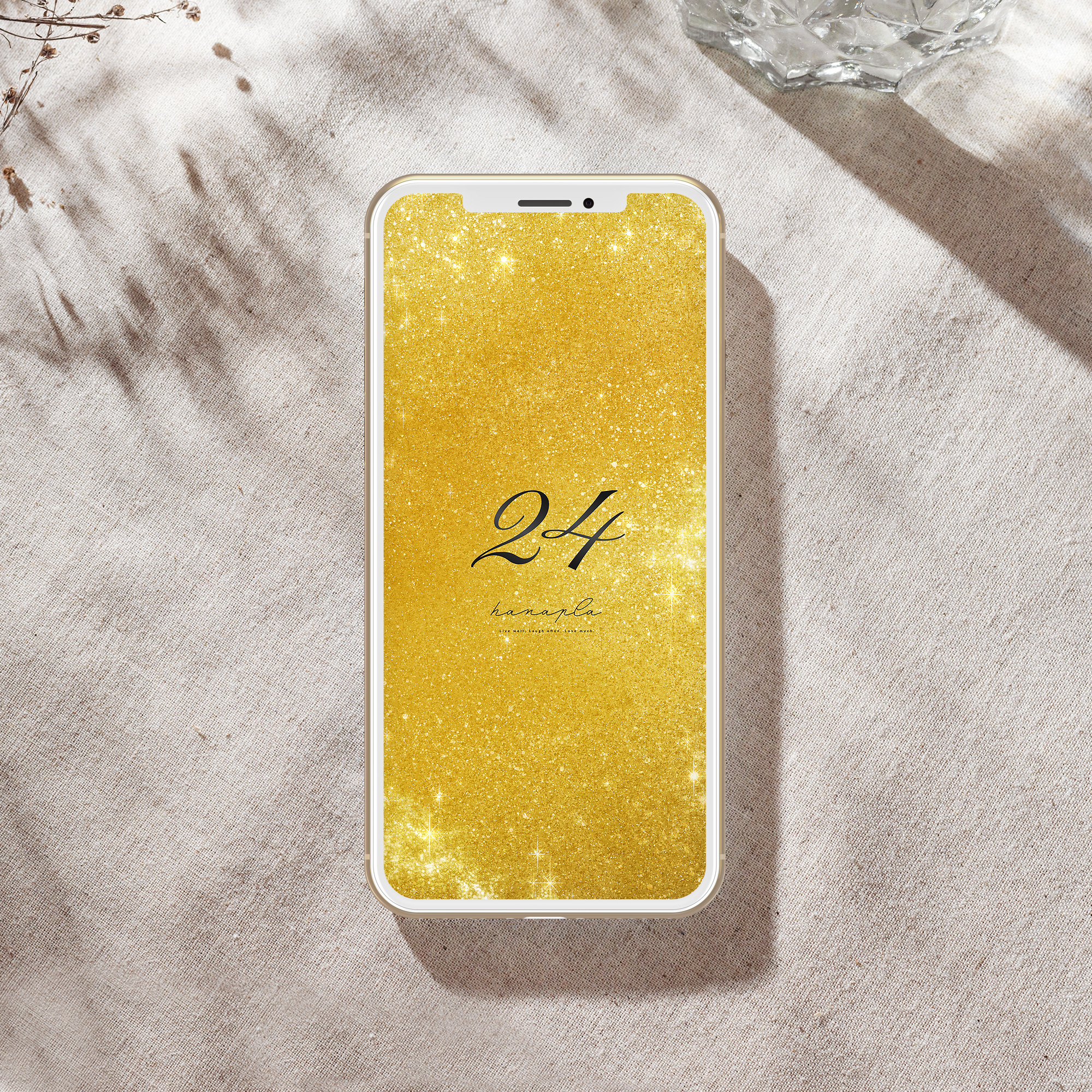 人気6位【麗し美浄化】品格が際立つ！ゴールドが煌めくブルー大理石のスマホ壁紙