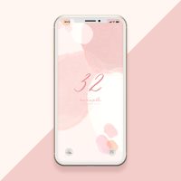 【女性の開運＋恋愛運】出会い向上！ラッキーナンバー「32」数字＆くすみピンクの壁紙で運気改善！