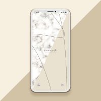 大理石壁紙マーブルベージュがおしゃれかわいい高画質の待ち受け画像