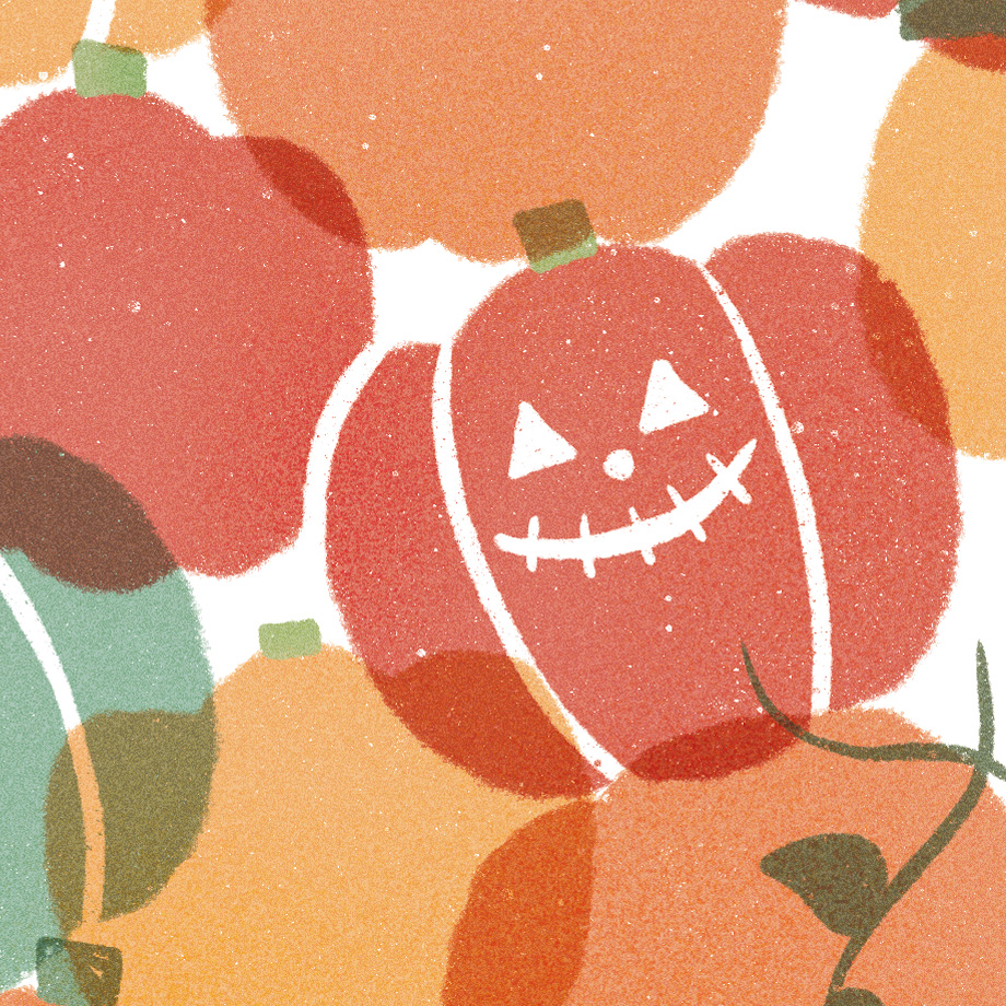 【おしゃれハロウィン】Happy Autumn！秋にぴったりなジャック・オー・ランタンのかわいい待受画像
