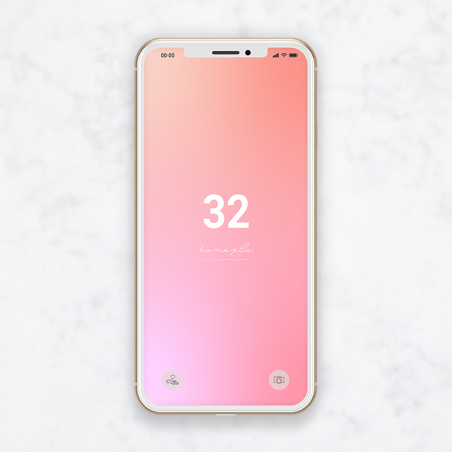数字15待ち受け おしゃれなピンクグラデーションの壁紙で恋愛運アップ シンプルでかわいい幸運のスマホ壁紙 公式 待ち受け運気効果ハナプラ おしゃれ シンプル かわいい Iphone 高画質 スマホ壁紙