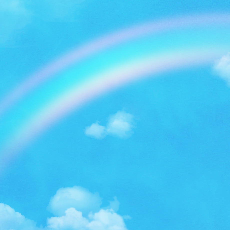 【虹の待ち受け】おしゃれな青空と虹のスマホ壁紙で運気アップ