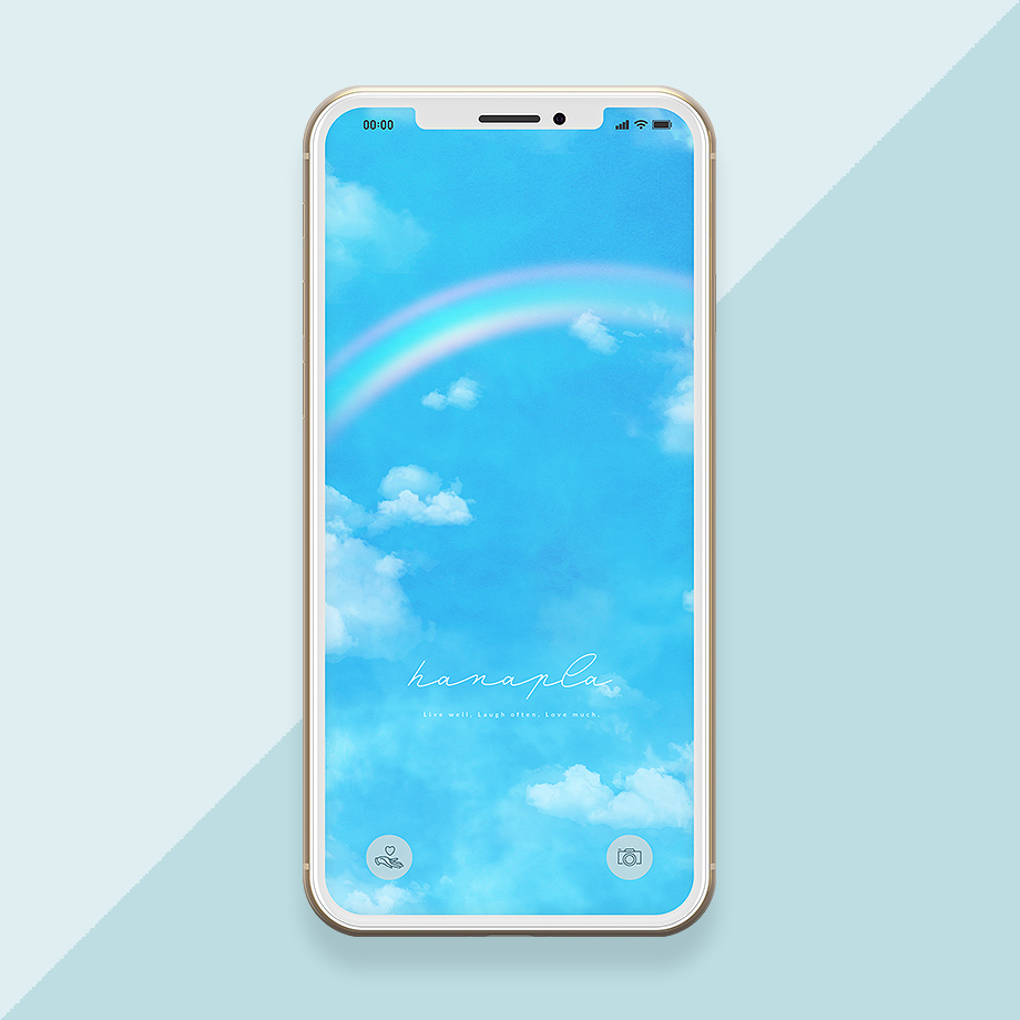 虹の待ち受け おしゃれな青空と虹のスマホ壁紙で運気アップ 公式 待ち受け運気効果ハナプラ おしゃれ シンプル かわいい Iphone 高画質 スマホ壁紙