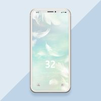 【人気風水】縁起のいい最強数字32・24・15・17・5・31と開運モチーフの待ち受け画像（スマホ壁紙）