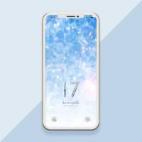 【2023年】シウマ開運ナンバー数字17のおしゃれ待ち受け画像（スマホ壁紙）